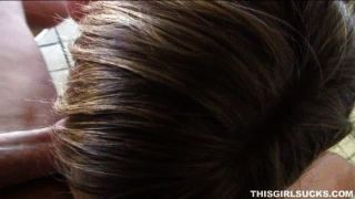 Cute Katie Sucks Dick Off