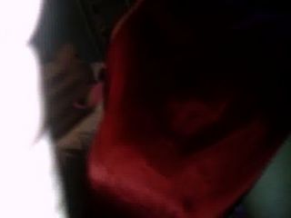 Montada Con Tanga Y Vestido Rojo Mi Vecina La Culona