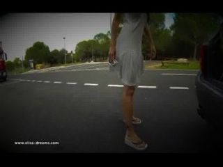 Flashing Naked On A Rest Area For The Truckers