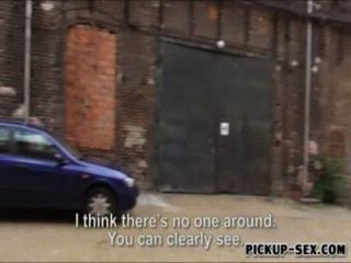 Hot Eurobabe Fucked And Facialed By Stranger Dude For Money