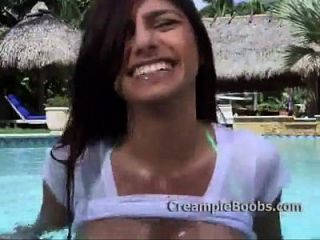 Mia Khalifa Swimming Pool Fuck Anal Porn Big Cock (alberca, Pene Grande, )