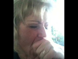 Older Neighbor Loves To Show Me Cum In Her Mouth!