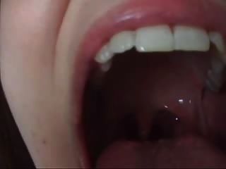 Long Tounged Lesbian Deep Passionate Kissing