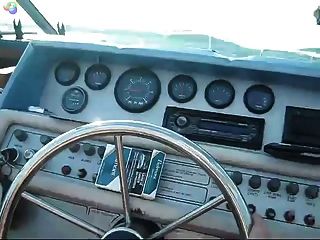Chubby Chick Has Fun On A Boat
