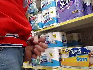Jerking Off In Public At The Grocery Store.